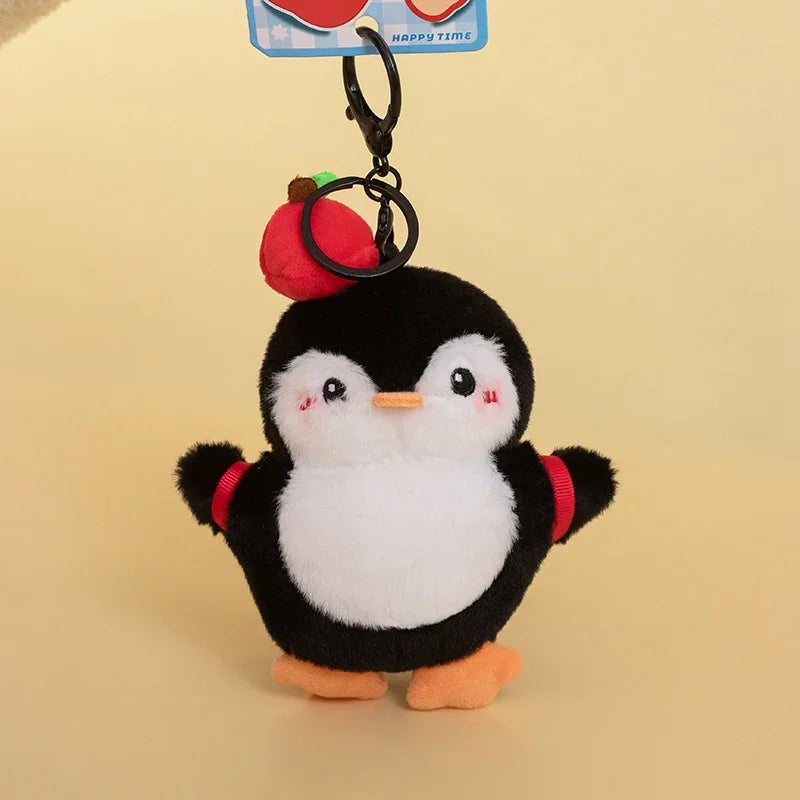Cute Penguin With Deco Plush Keychains 13cm - 4 Styles