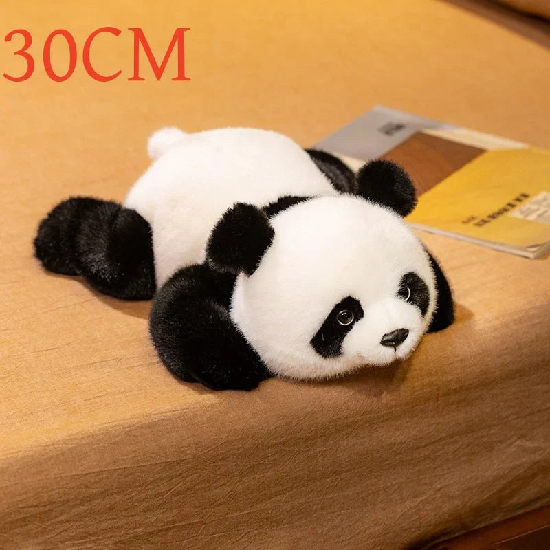Cute Lying Red Panda/Panda/Fox/Teddy Bear/Wolf/Polar Bear Plush Toys 30-60cm