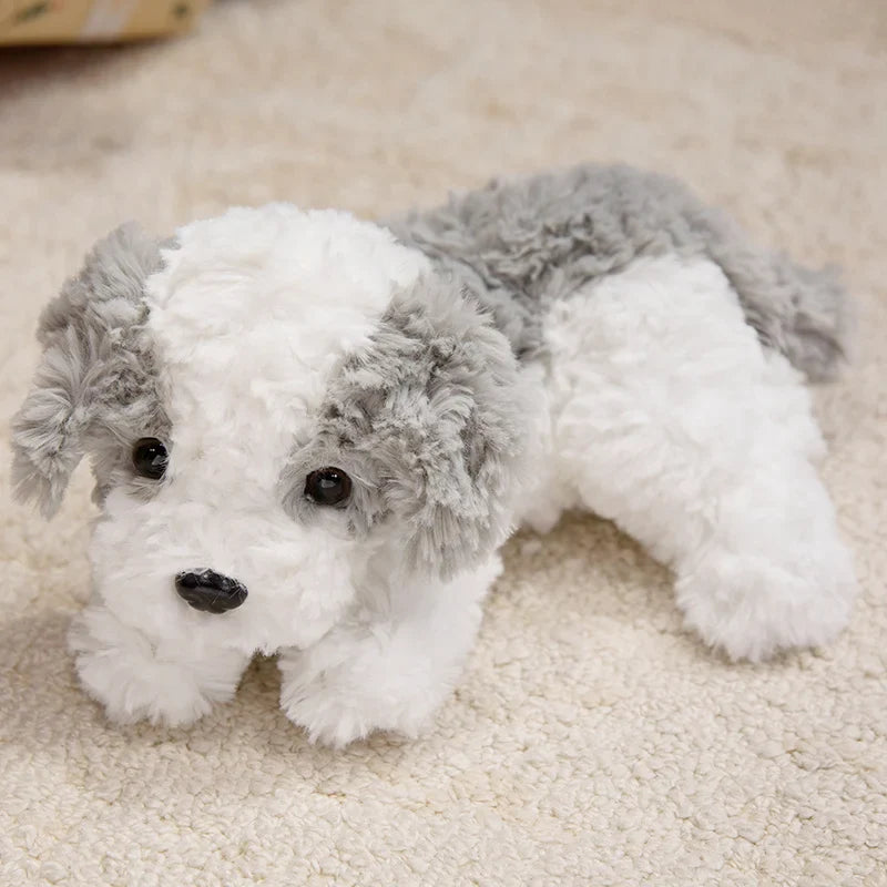 Cute Dog Plush Toys 32/42/48cm - Brown/White/Grey
