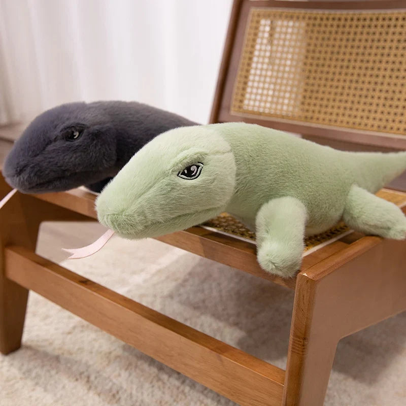 Cute Monitor Lizard Plush Toys 50cm - Grey/Green