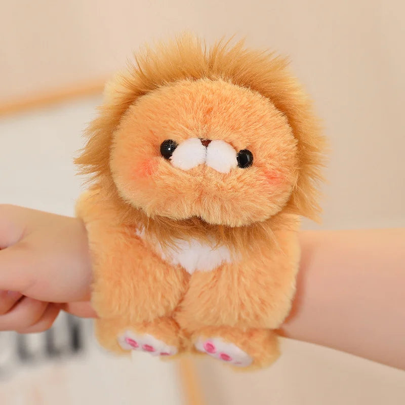 Cute Animal (Red Panda/Fox/Panda/Lion/Monkey/Pig/Dog/Rabbit/Alpaca/Tiger/Monkey/Bear/Cat) Plush Slap Band