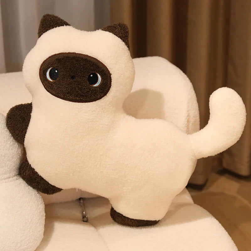 Cute Cat Plush Pillows 52x40cm - 5 Styles
