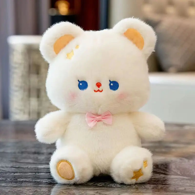 Cute/Kawaii Bear/Bunny With Bow Tie Plush Toys 25cm
