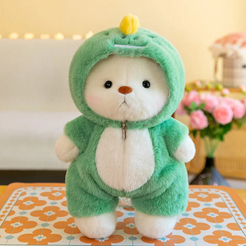 Bear (Animal Dress Up) Plush Toys 25/35cm - Dinosaur/Shark/Dragon