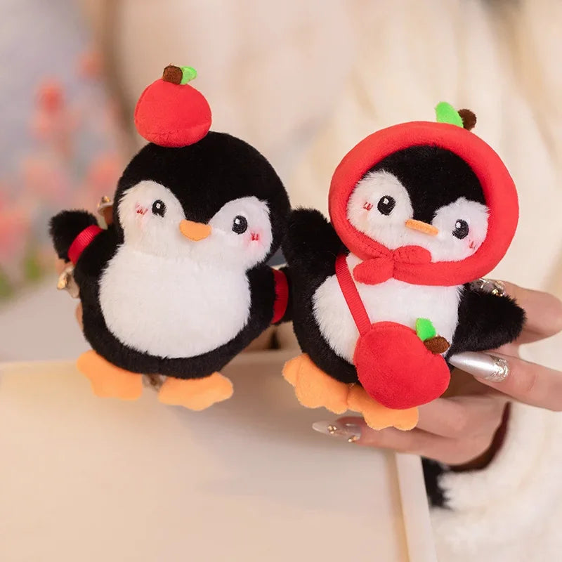 Cute Penguin With Deco Plush Keychains 13cm - 4 Styles