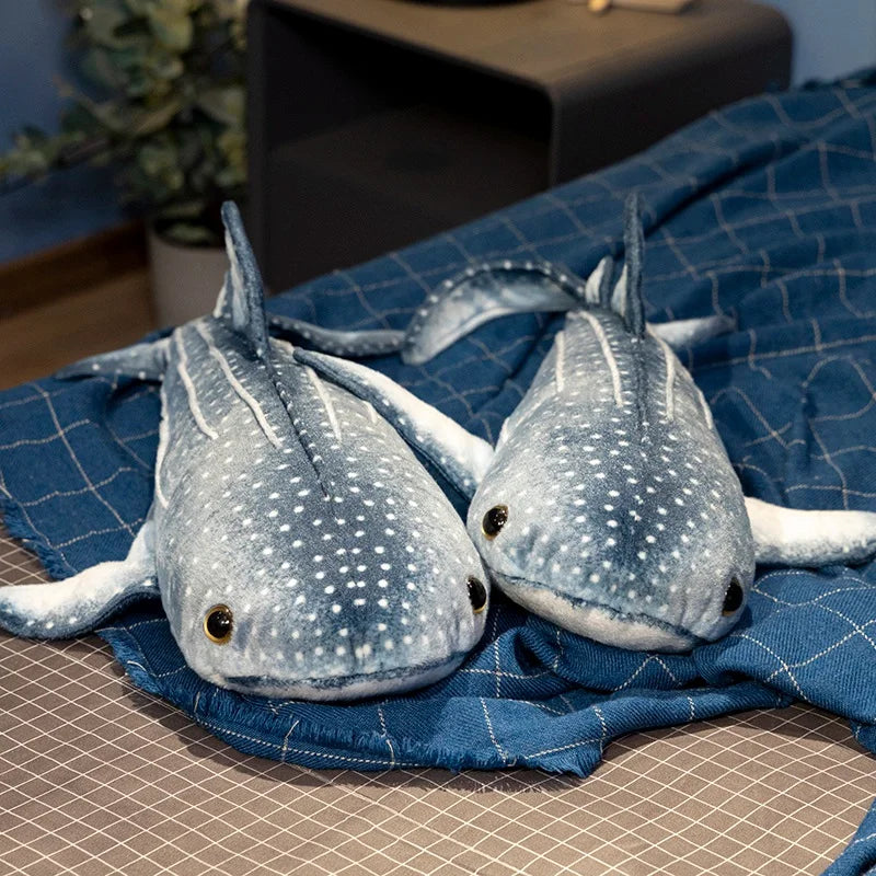 Whale Shark Plush Pillow Toys 60cm - Blue