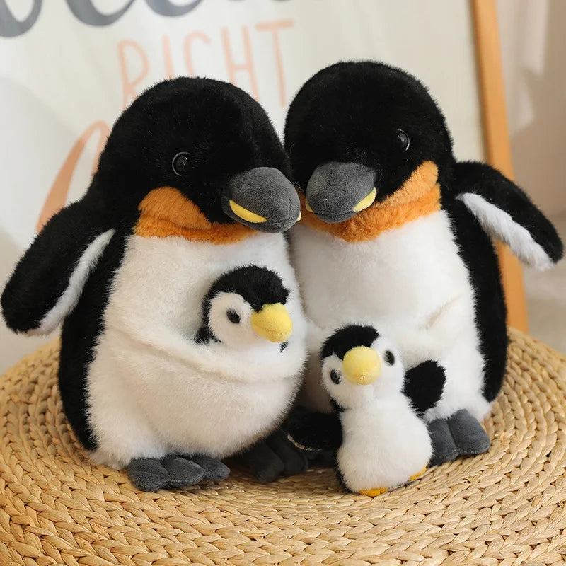 Cute Koala/Penguin With Kid Plush Toys 25cm