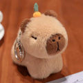 Cute Animal (Dog/Capybara/Cat) Plush Keychains - 1pc/3pcs