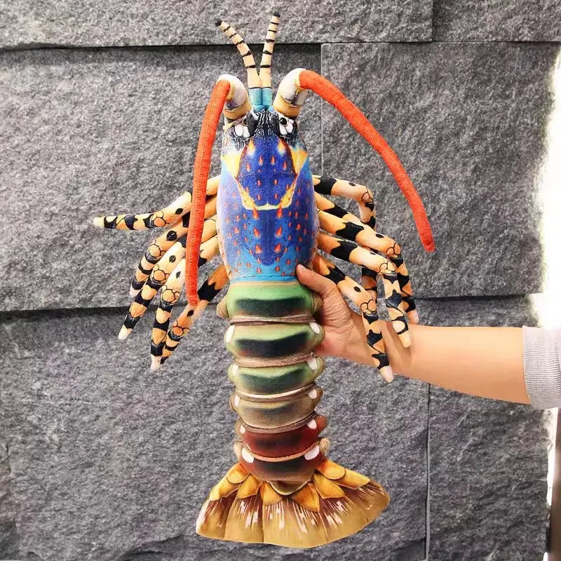 Lobster Lifelike Plush Toys 50cm - Red/Blue