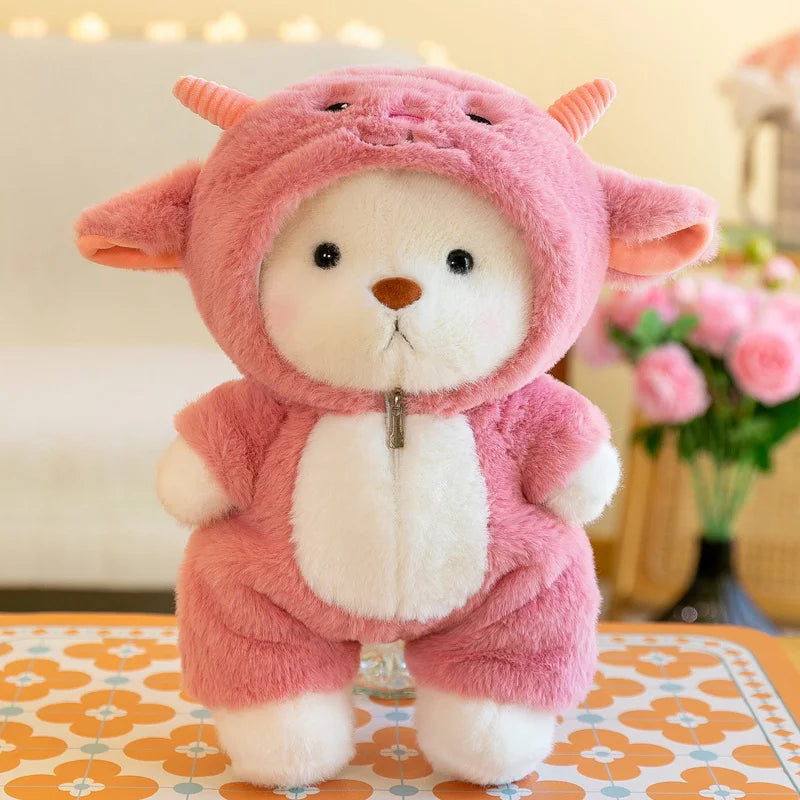 Bear (Animal Dress Up) Plush Toys 25/35cm - Dinosaur/Shark/Dragon