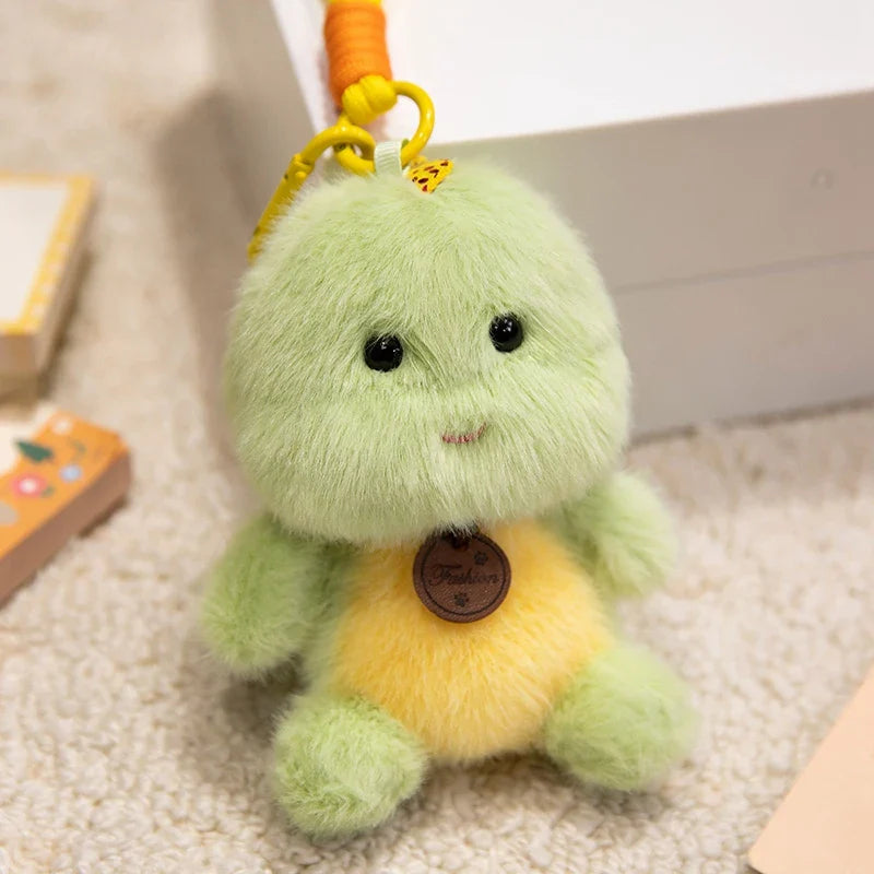 Cute Animal Plush Keychain 12cm - Pig/Cat/Dino/Elephant/Capybara/Duck/Panda/Rabbit/Penguin/Red Panda/Fox/Sloth