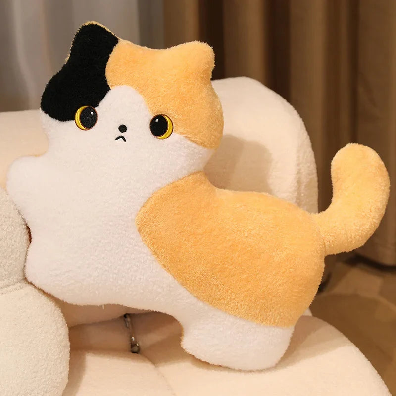 Cute Cat Plush Pillows 52x40cm - 5 Styles