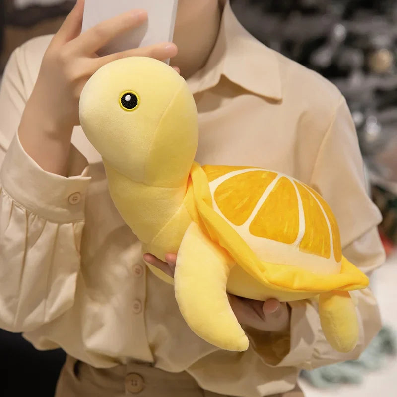 Funny/Cute Turtle Lemon Hybrid Plush Toys 25/35cm - Yellow/Green