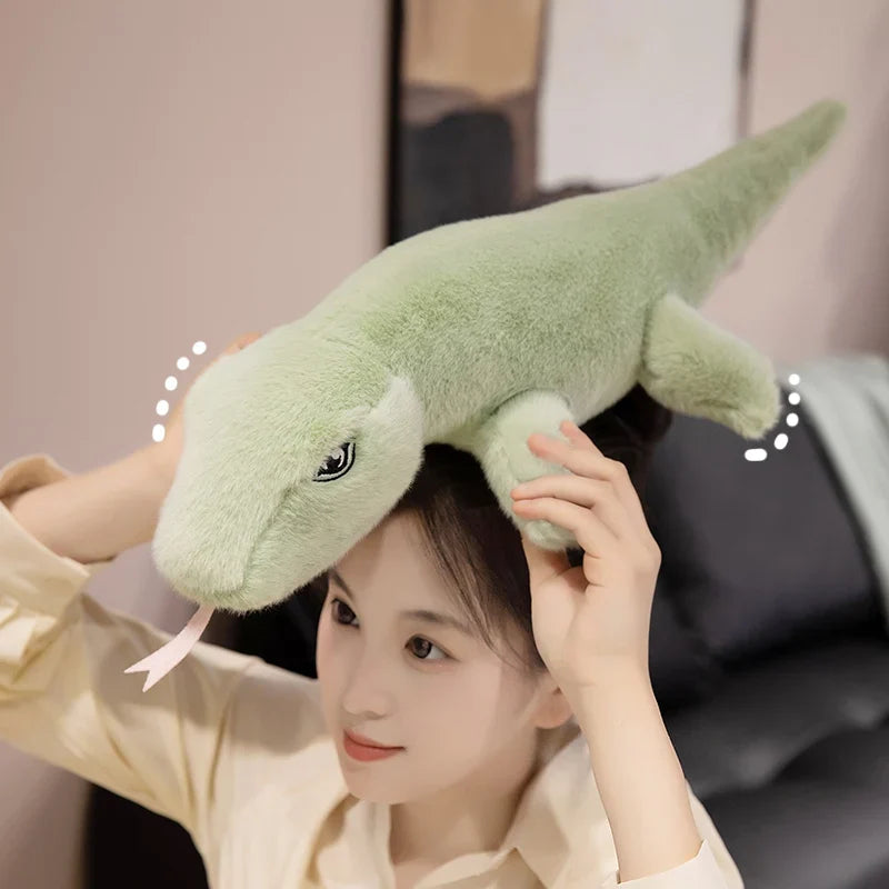 Cute Monitor Lizard Plush Toys 50cm - Grey/Green