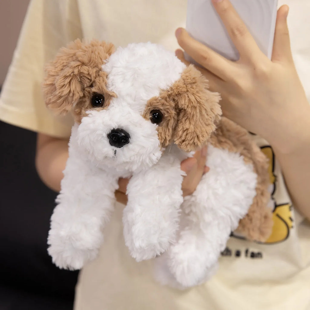 Cute Dog Plush Toys 32/42/48cm - Brown/White/Grey