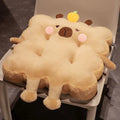 Cute Capybara Cushion Plush Toys 40cm - Brown/Pink