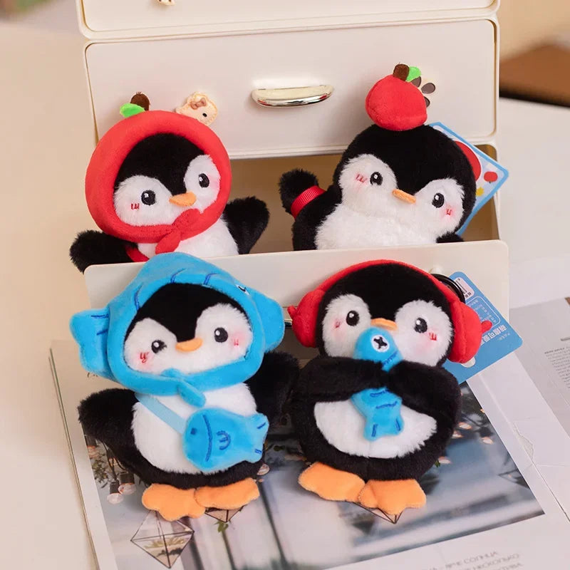 Cute Penguin With Deco Plush Keychains 13cm - 4 Styles