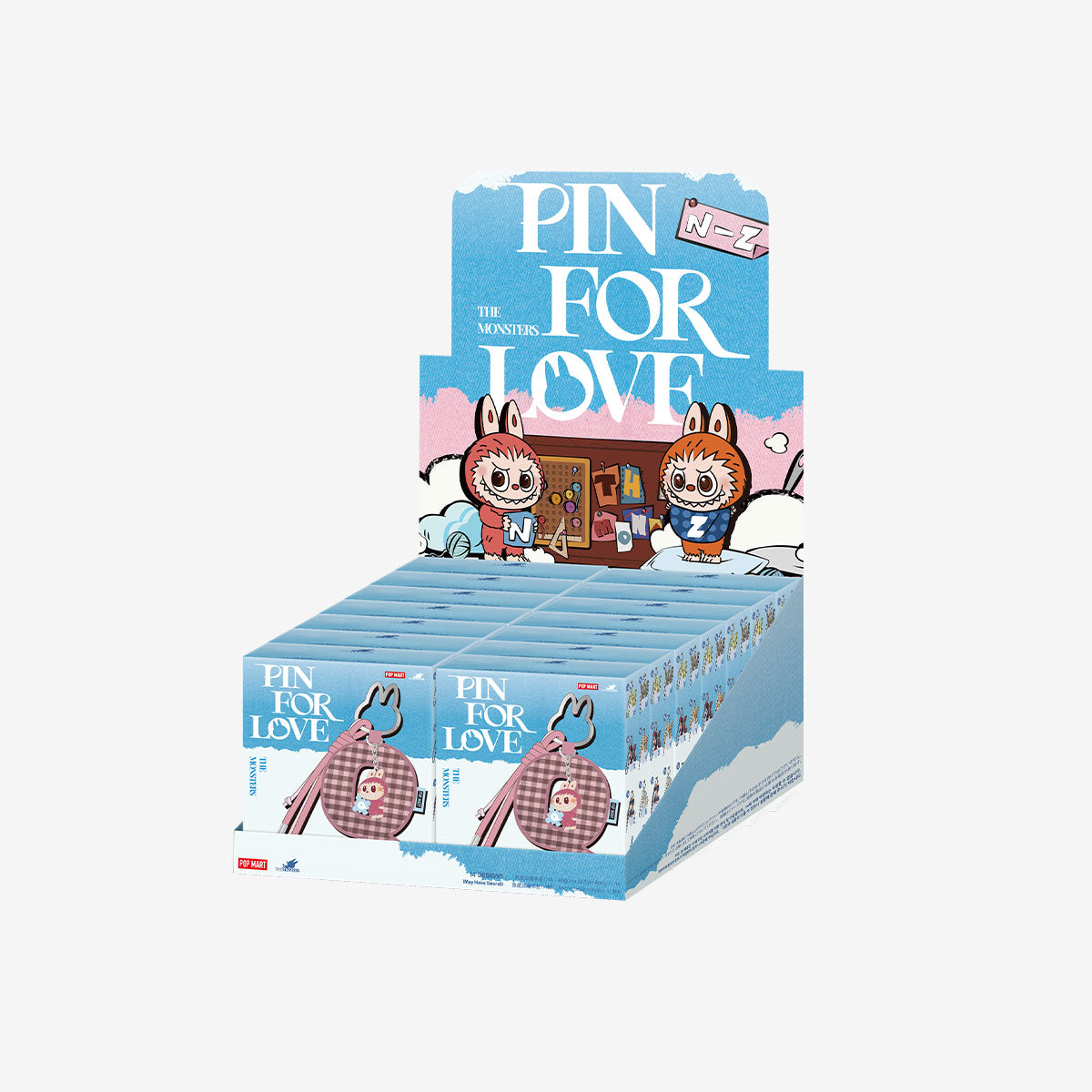POPMART Labubu Pin for Love Series- Letter Pendant Blind Box (N-Z)