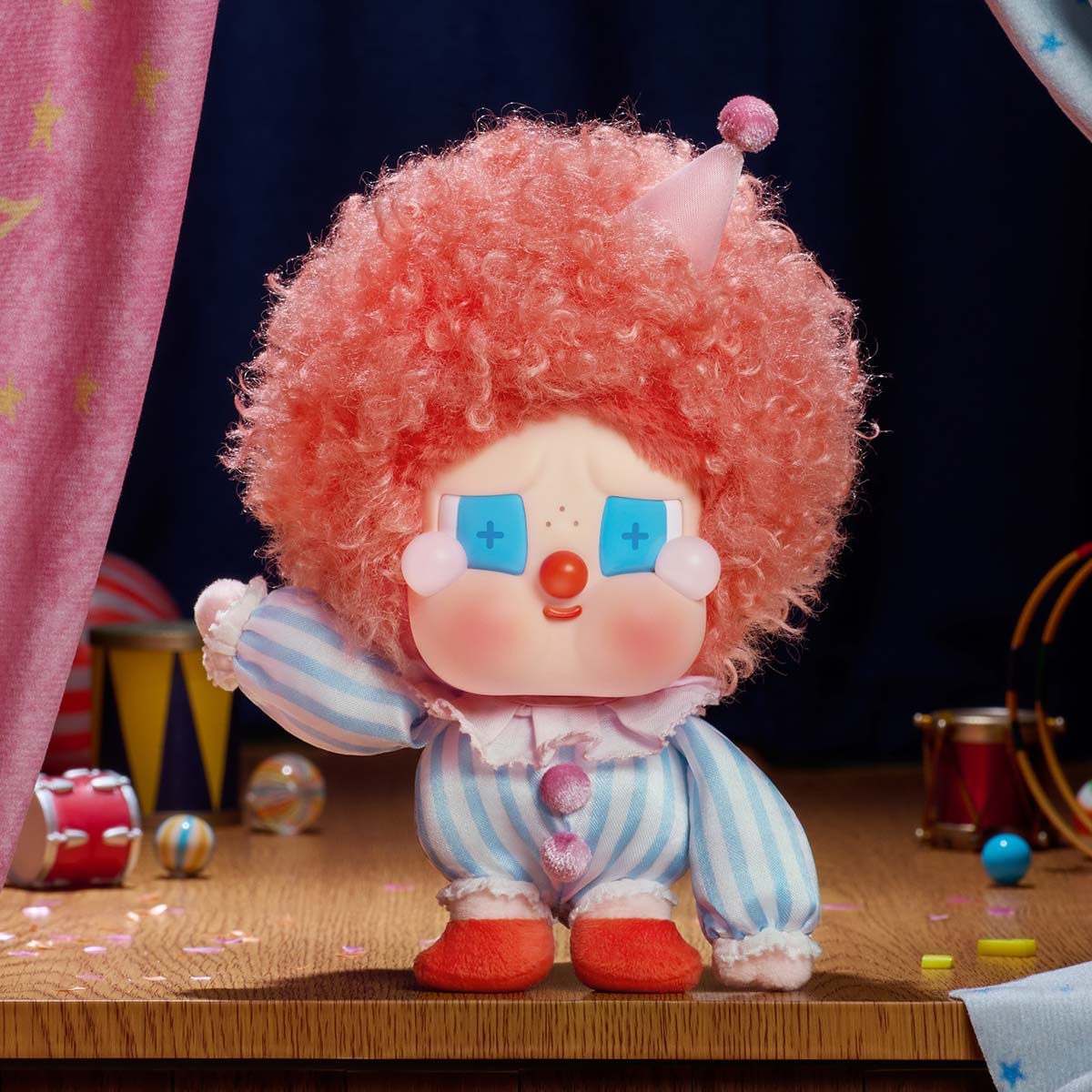 POPMART WHY SO SERIOUS Series-CRYBABY Vinyl Plush Blister Pack